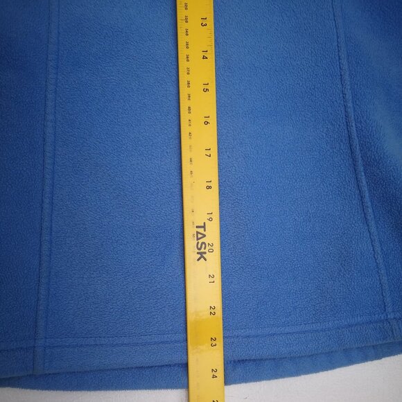 Columbia Ladies Size Medium Light Blue Full Zip Tapered Fleece Jacket - Picture 14 of 16